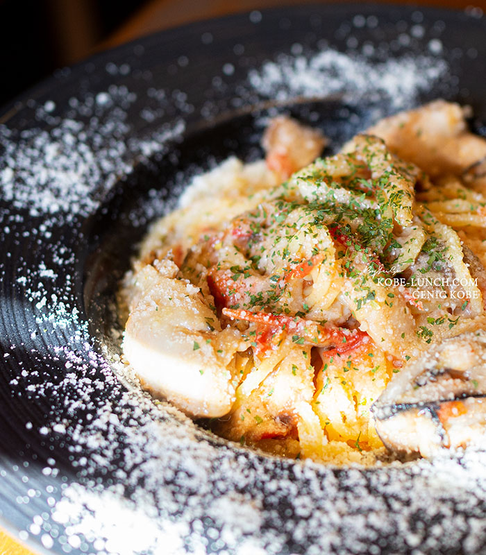 とまと座 牡蠣のパスタ