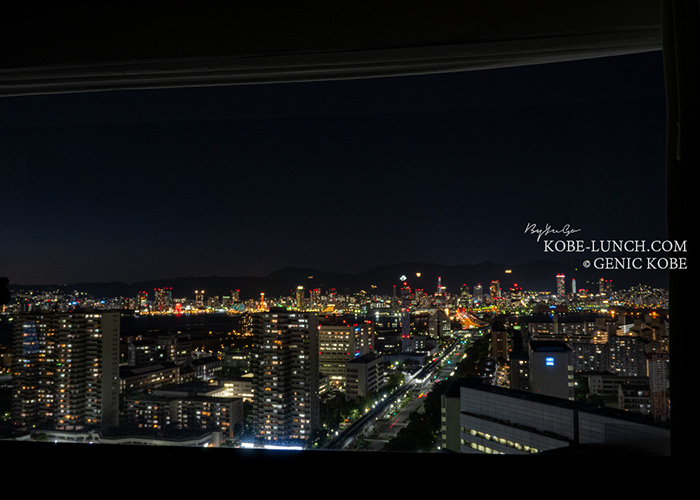 ポートピアホテル エグゼクティブフロア 夜景