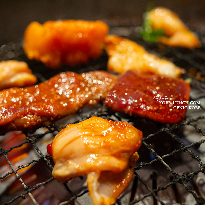 ホルモン皿（ホルモン盛200g）﻿