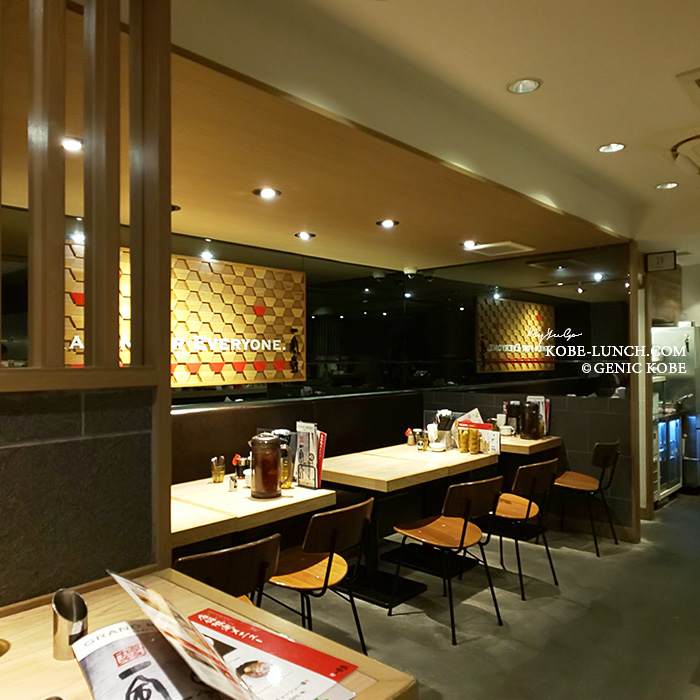 一風堂三宮店インテリア