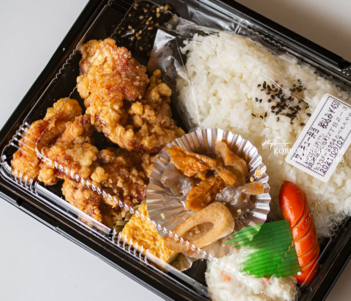 「たべもんやBM」の唐揚げ弁当
