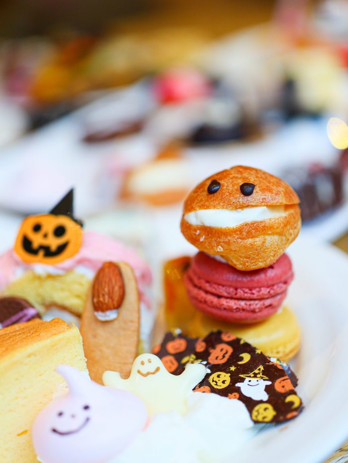 神戸ポートピアホテル　ハロウィンスイーツブッフェ2021【小さな魔女とおばけのティーパーティ】