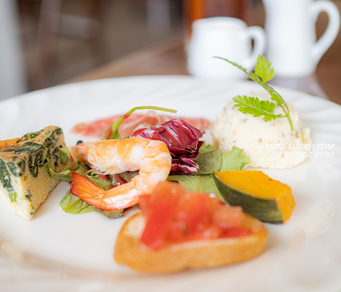 オステリアガウダンテのランチ