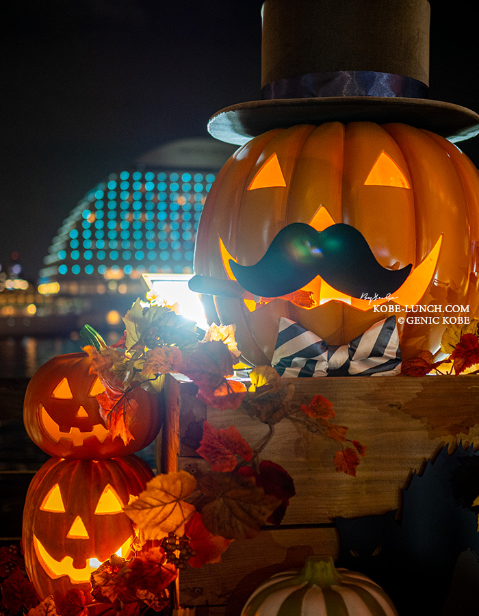 umieモザイクに今年もハロウィンジャックオーランタン