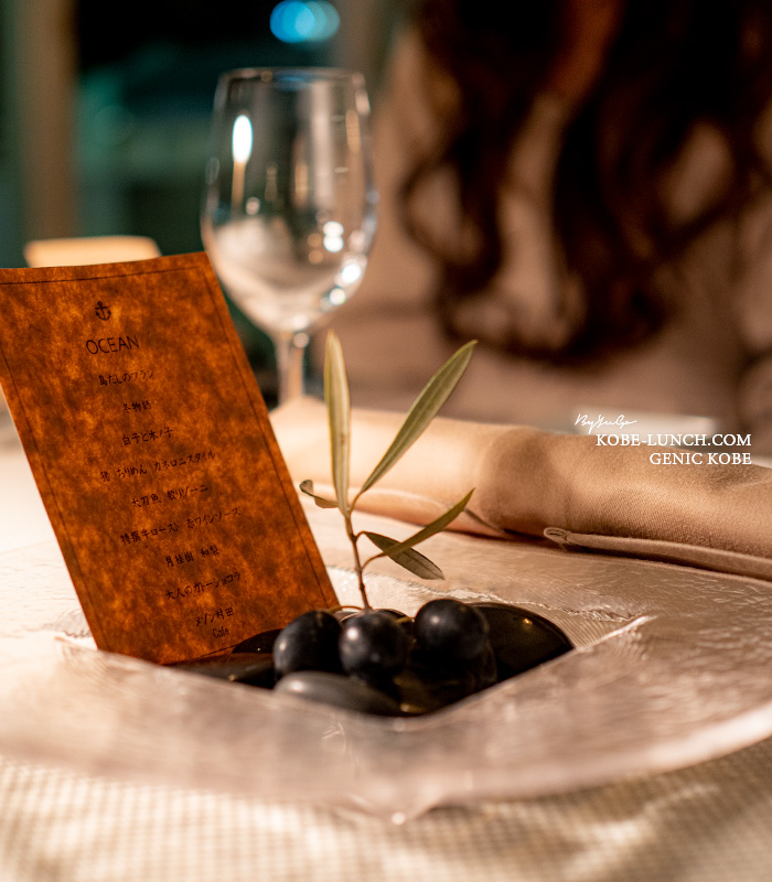 オーシャンプレイスのディナー