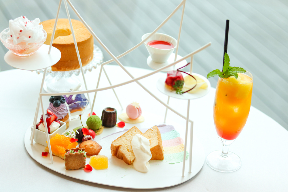 オーシャンプレイス アフタヌーンティーセット 「Palette&Summer Fruits」