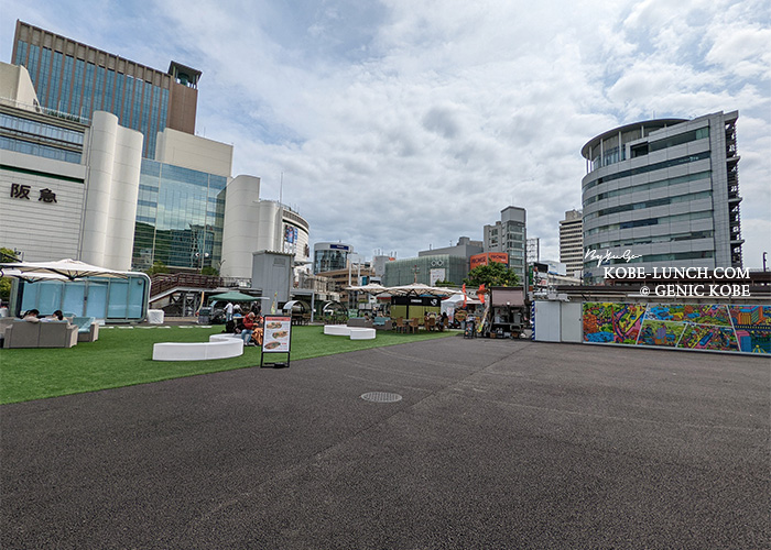 三宮駅前の「&3PARK」