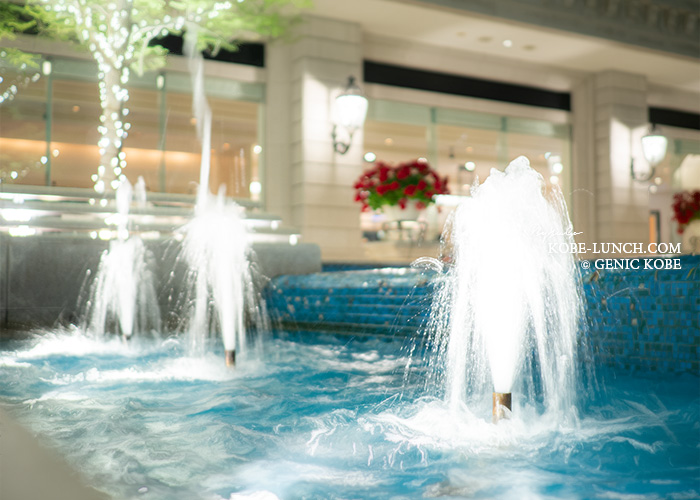 ラスイート神戸のビアガーデンの会場