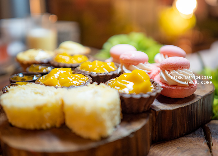 神戸北野ホテルのナイトデザートビュッフェ マンゴーピーチ
