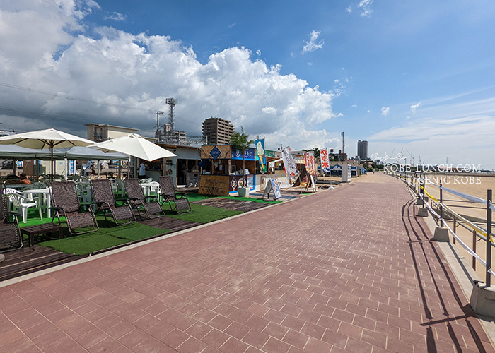 須磨海岸 海の家カシュカシュ