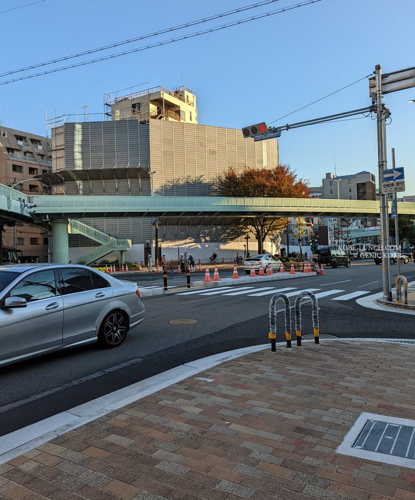 加納町交差点の歩道橋がなくなって横断歩道