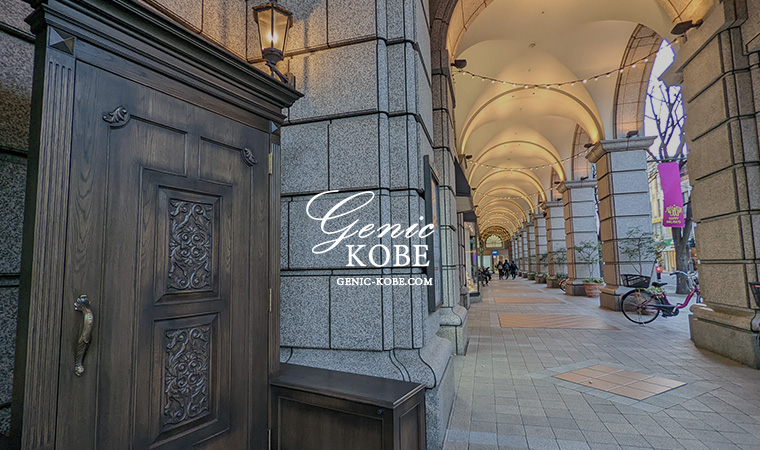 大丸神戸店横に扉「the KOBE classical DOOR」が設置されてる♪