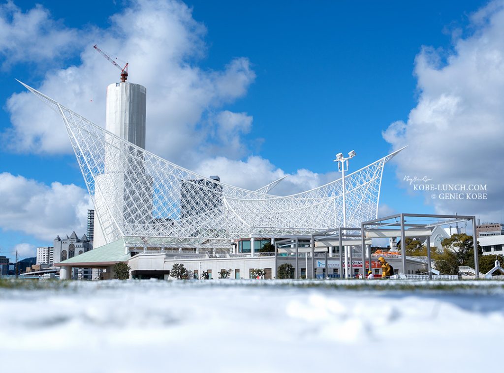 大雪の神戸