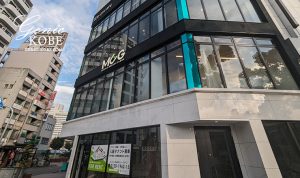 菊水茶廊さんの跡地に「EG神戸ビル」が完成！ビューティー系の店舗も入ってるみたいです。