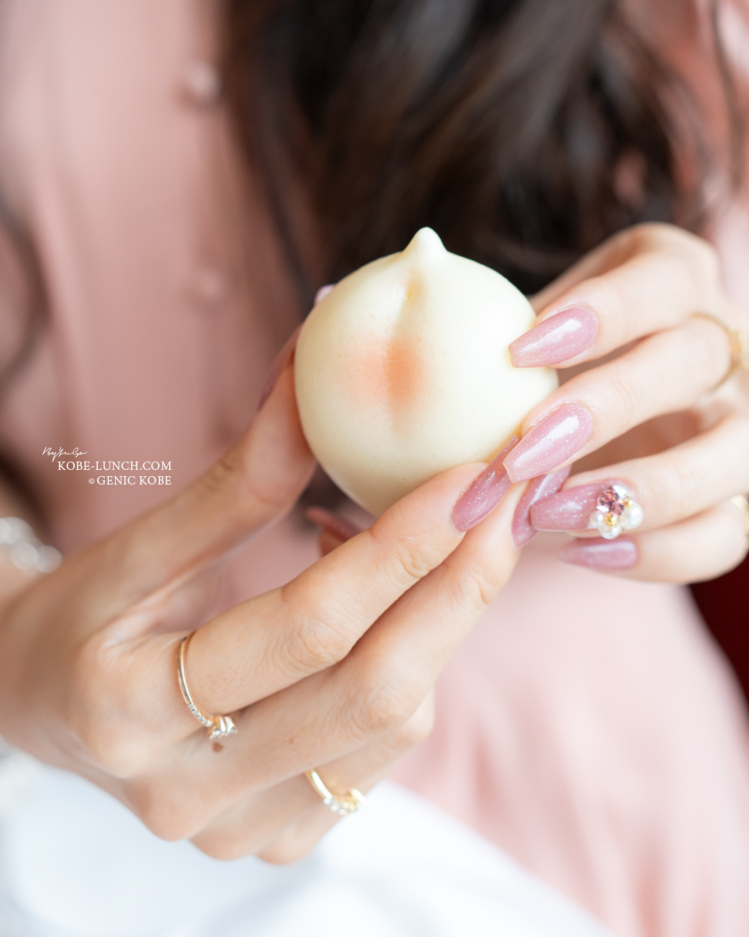 ラスイート神戸のピーチアフタヌーンティー