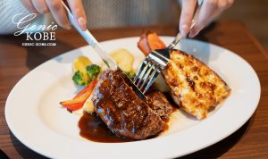 須磨海岸のレッドロブスターさんでステーキとパエリア【ランチにもおすすめ】