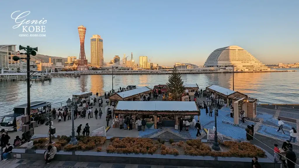 神戸ハーバーランド umieのクリスマスマーケット