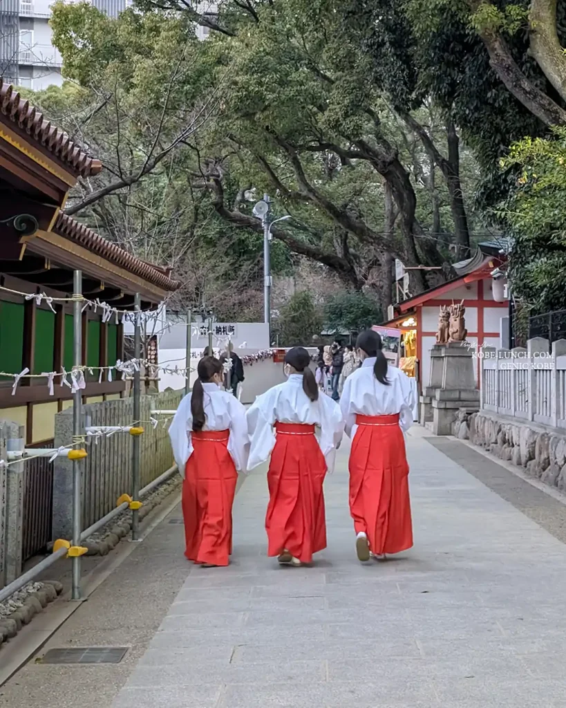 生田神社に初詣へ行ってきました