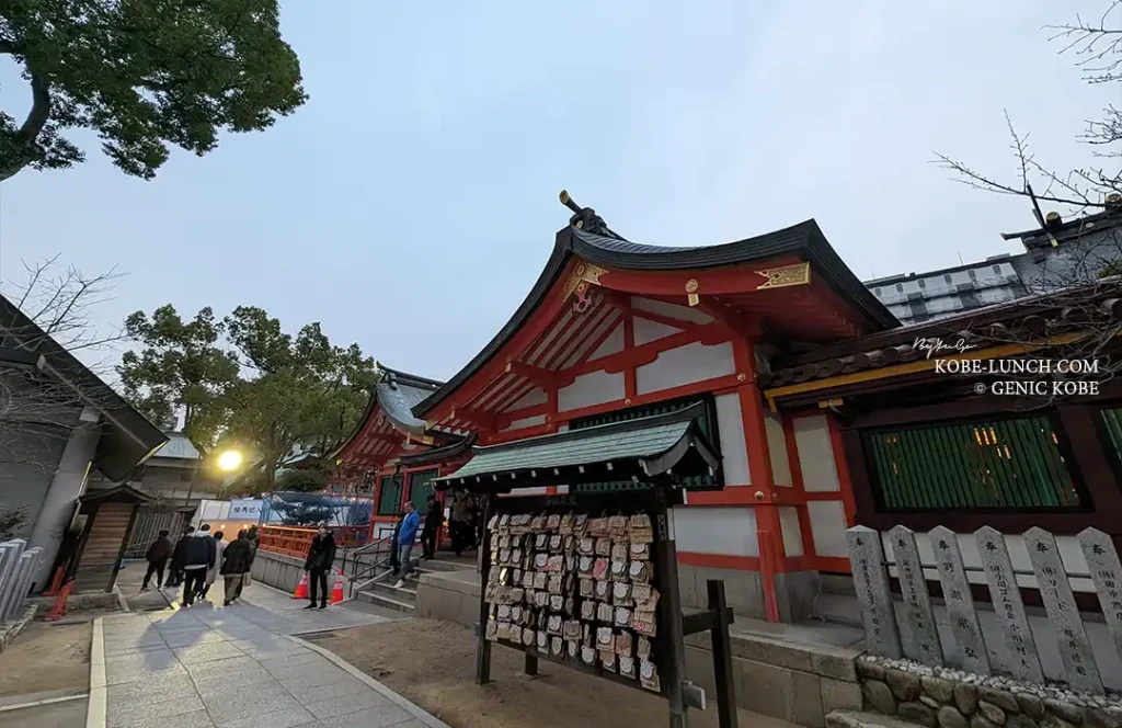 神戸生田神社に初詣へ行ってきました