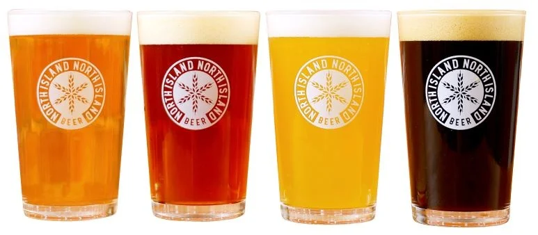 樽生クラフトビール4種飲み比べセット(ピルスナー、ブラウンエール、ヴァイツェン、コリアンダーブラック)(220ml×4杯)1,801円  ※内容が異なる場合があります