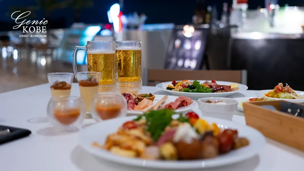 神戸メリケンパークオリエンタルホテルのビアガーデン