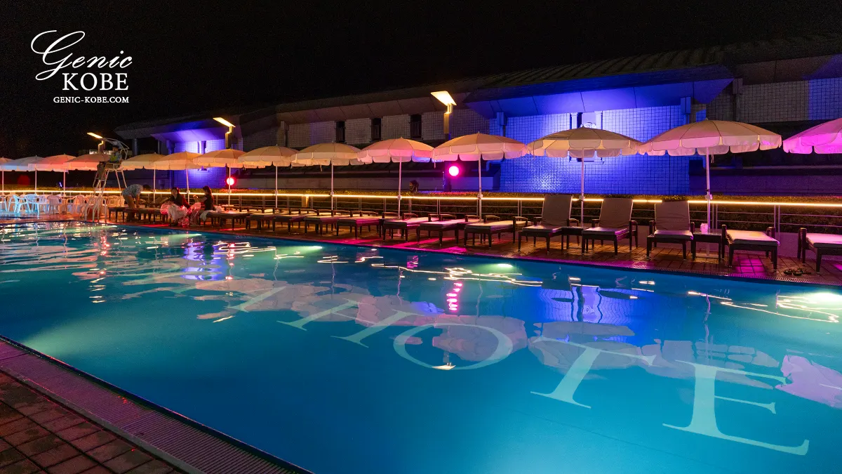 追記あり・神戸ポートピアホテルのナイトプール2024が最高でした♡