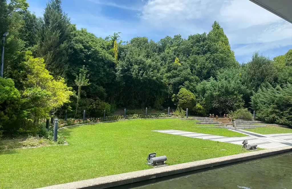 豊中・服部緑地公園内のsasa restaurant