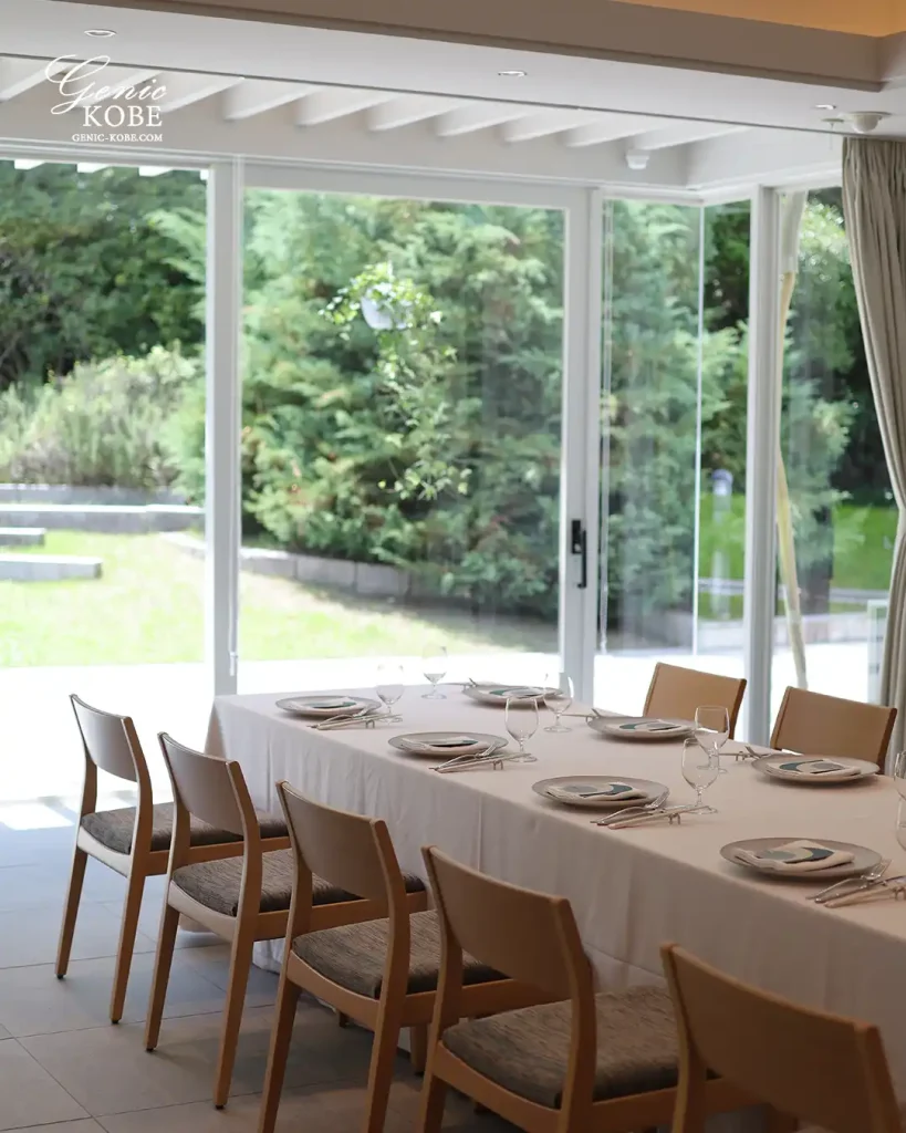 豊中・服部緑地公園内のsasa restaurant