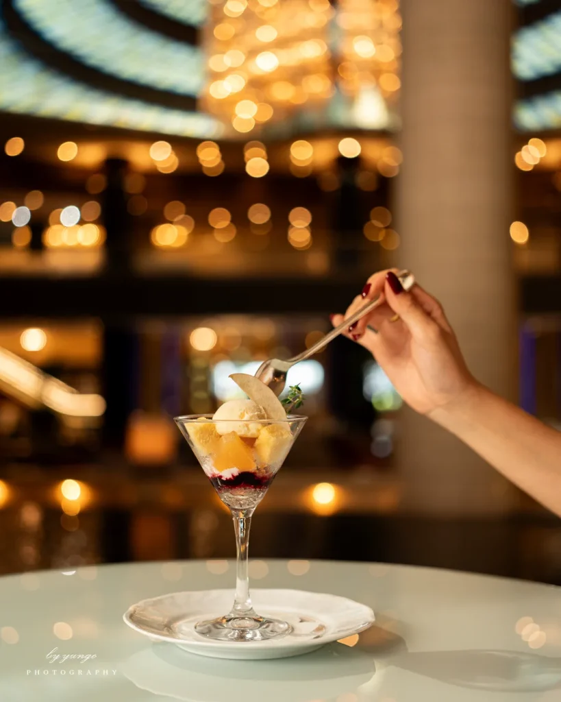 神戸ポートピアホテルのリンゴアフタヌーンティー