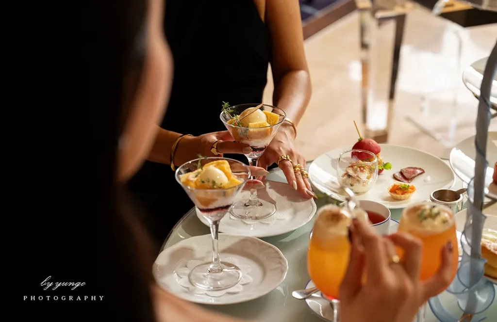 神戸ポートピアホテルのリンゴアフタヌーンティー