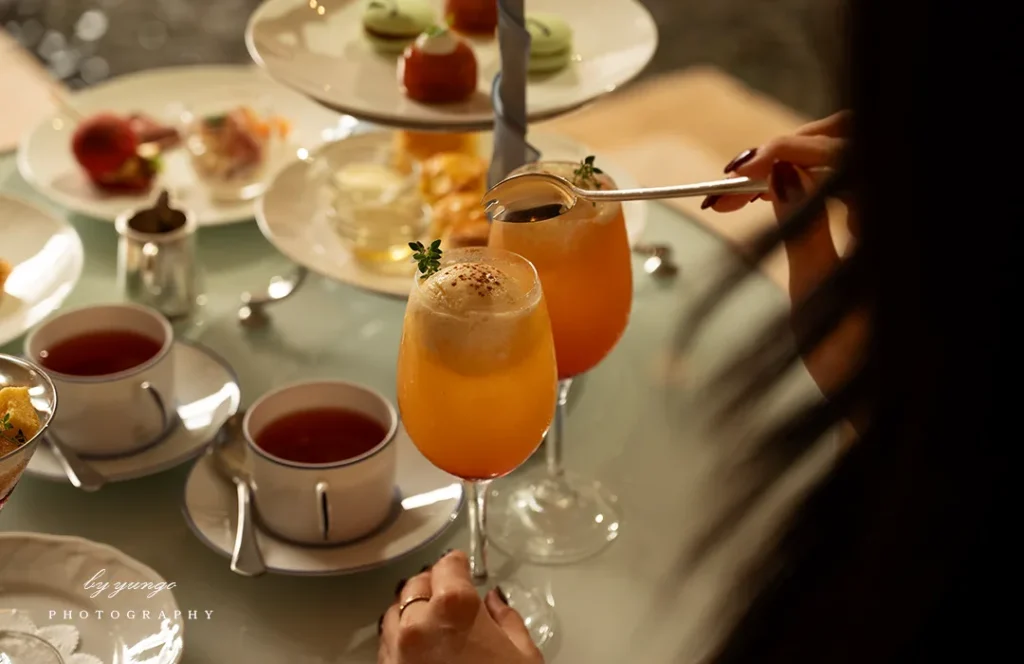 神戸ポートピアホテルのリンゴアフタヌーンティー