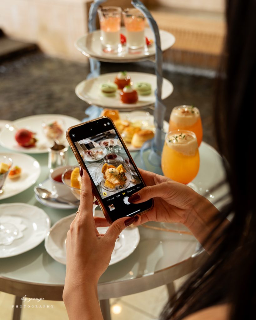 神戸ポートピアホテルのリンゴアフタヌーンティー