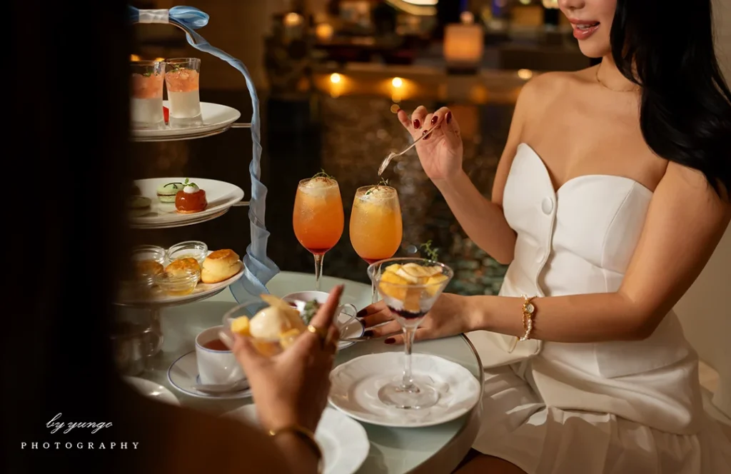 神戸ポートピアホテルのリンゴアフタヌーンティー