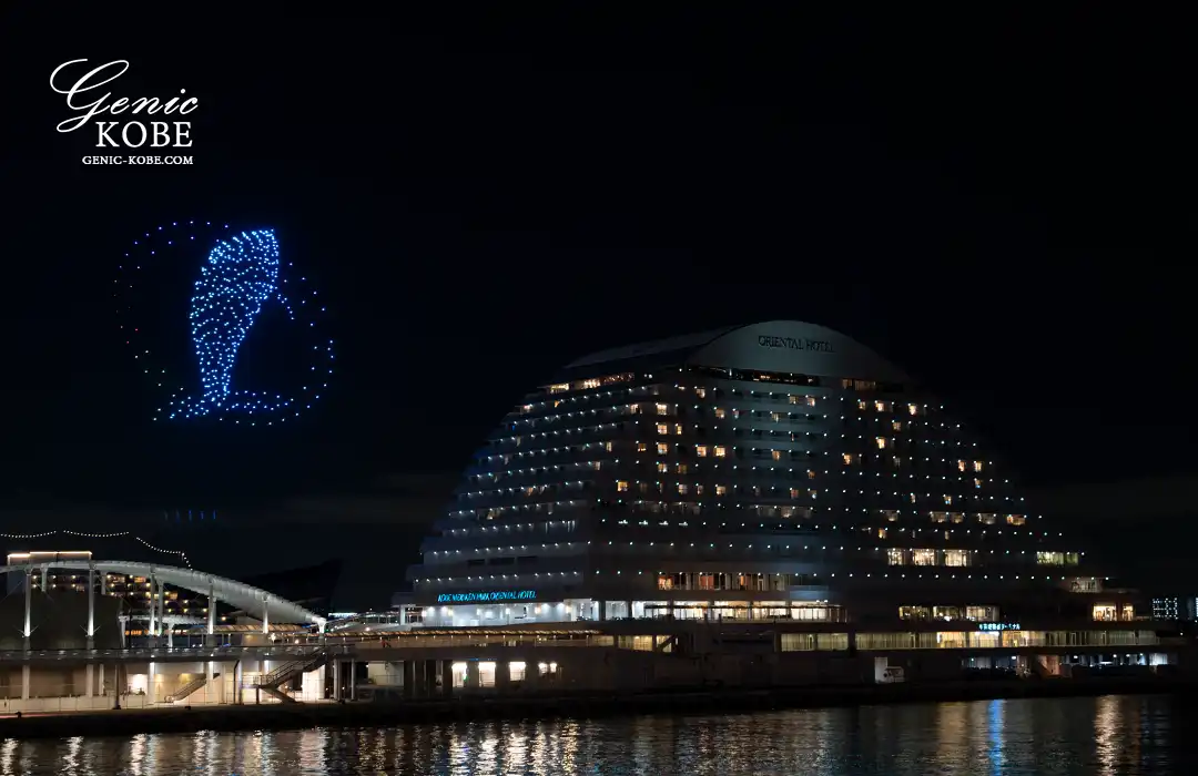 追記あり・メリケンパークの神戸ハイカラクリスマス・ドローンショーを見てきた！