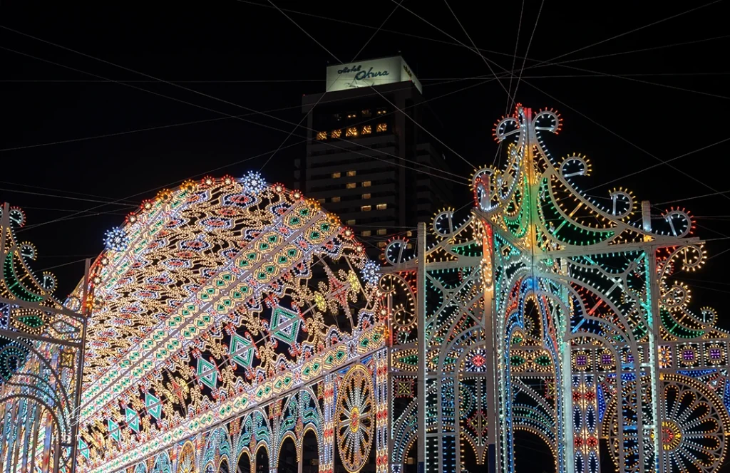 神戸ルミナリエ2025の有料エリアを見てきました【メリケンパーク】