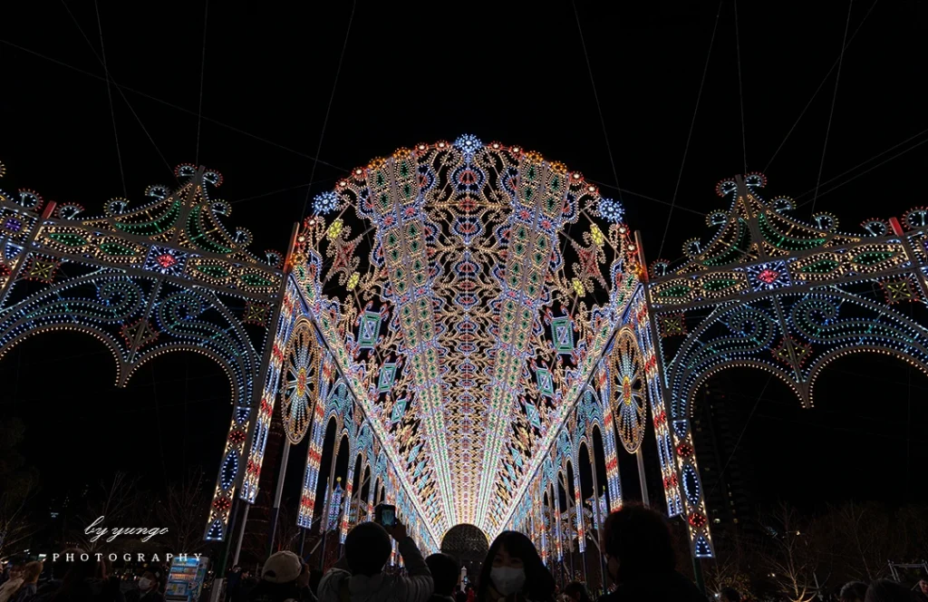 神戸ルミナリエ2025の有料エリアを見てきました【メリケンパーク】