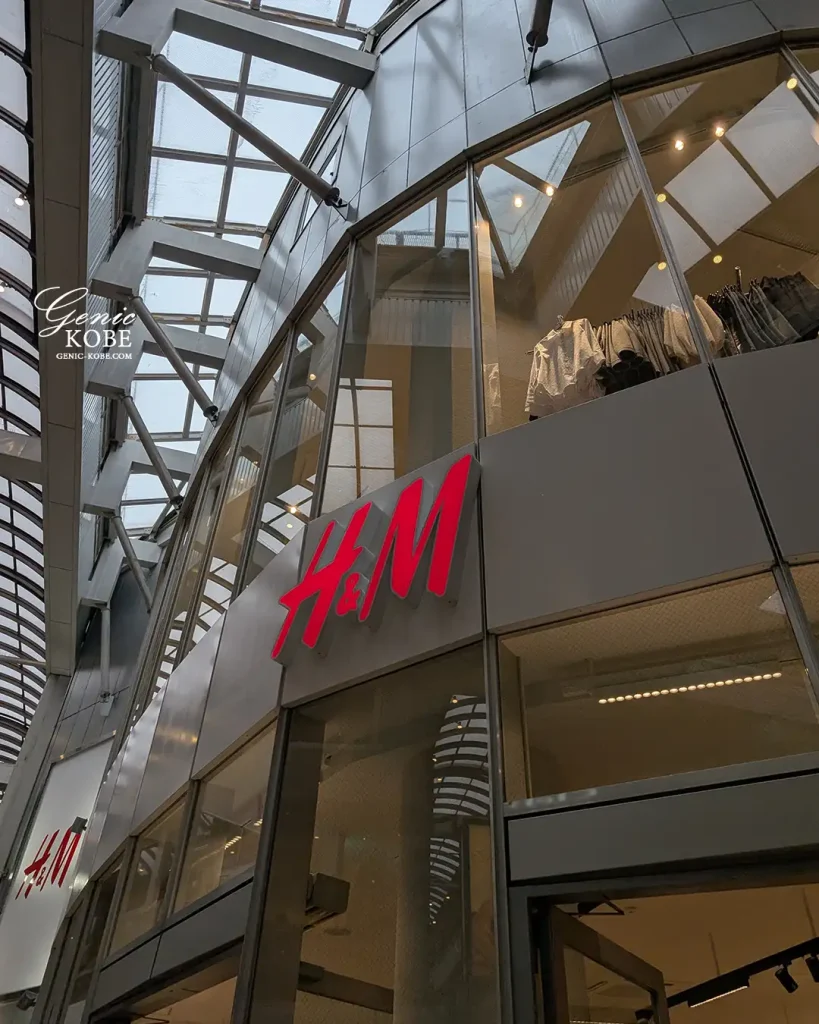 三宮センター街のH＆Mに行ってきた
