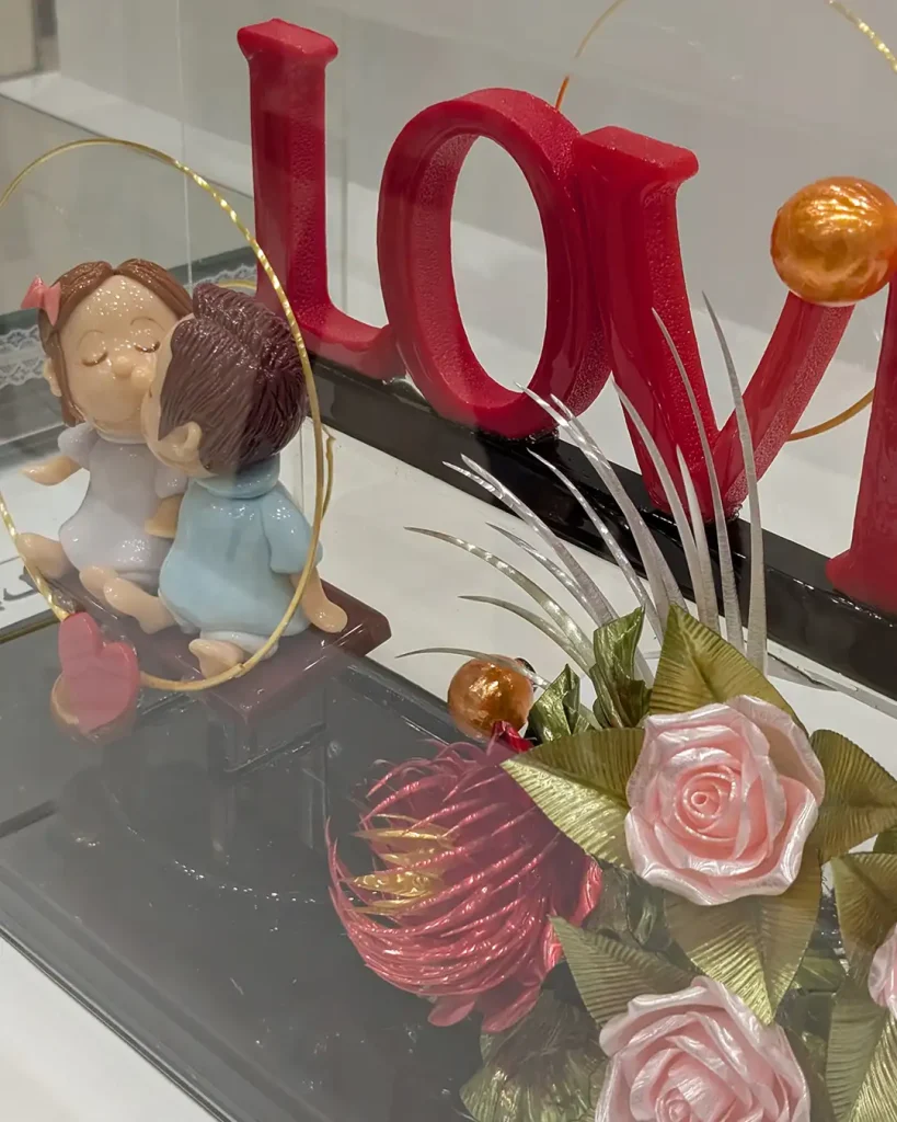 工芸菓子展示 大丸神戸