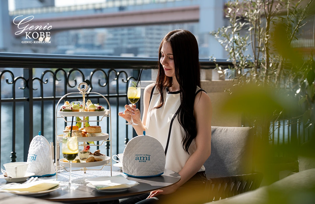 神戸・ルパンビル amiの「抹茶アフタヌーンティー」へ