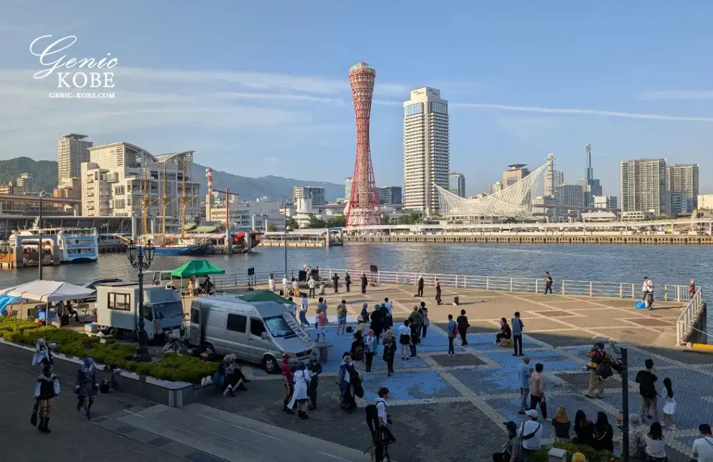 神戸ハーバーランドで開催の「かみこす」を見てきた、コスプレイヤー集結