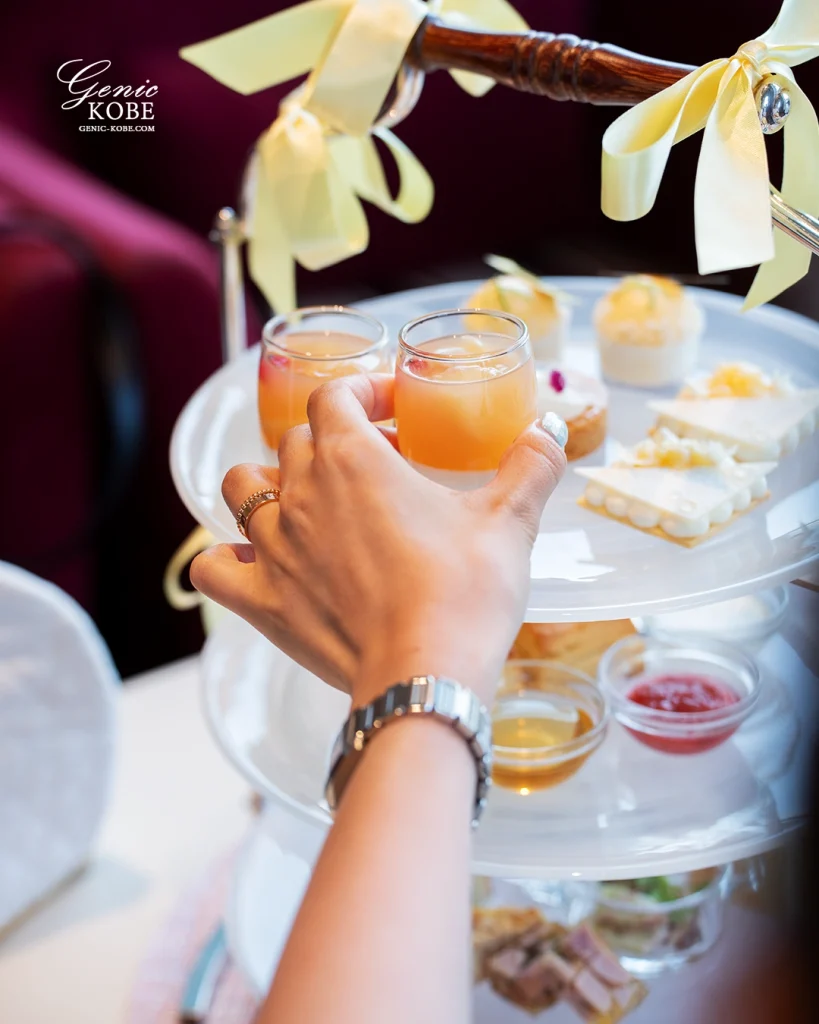 ラスイート神戸の桃のアフタヌーンティーへ行ってきた