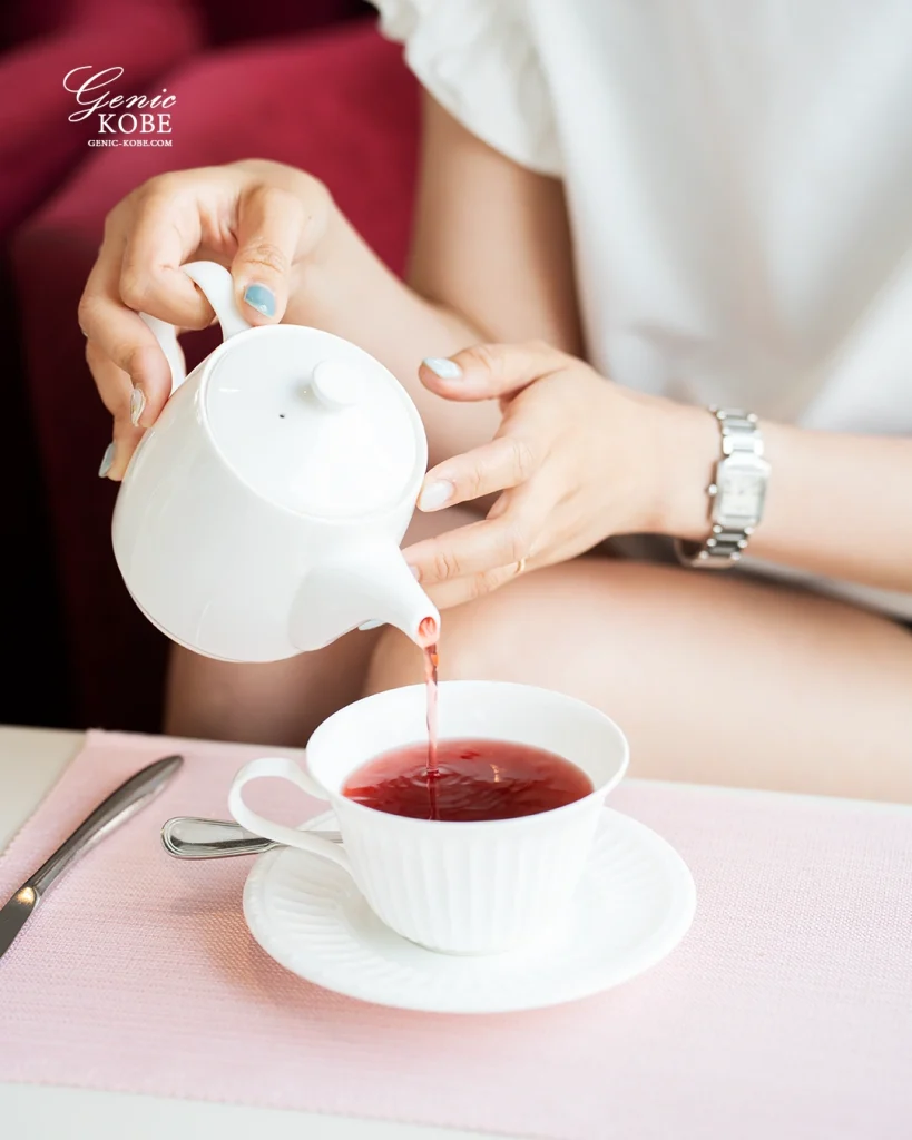 ラスイート神戸の桃のアフタヌーンティーへ行ってきた