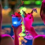 神戸ポートピアホテルのナイトプール2025に行ってきた！美味しいグルメも