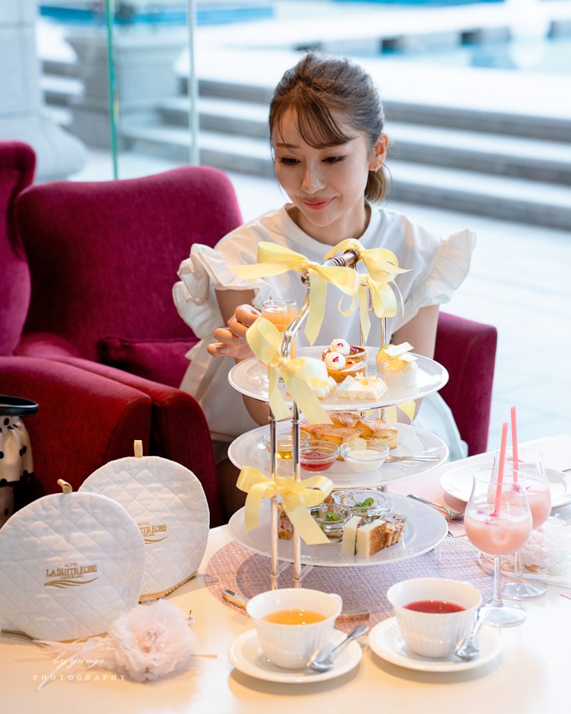 ラスイート神戸の桃のアフタヌーンティーへ行ってきた