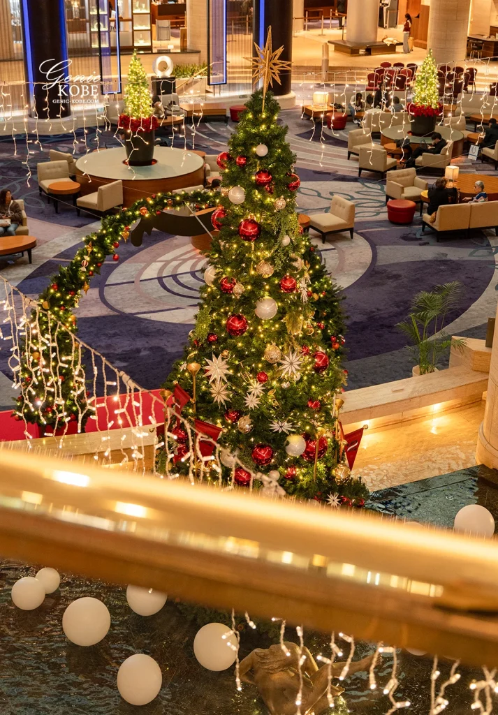 神戸ポートピアホテルのクリスマスアフタヌーンティーへ訪問