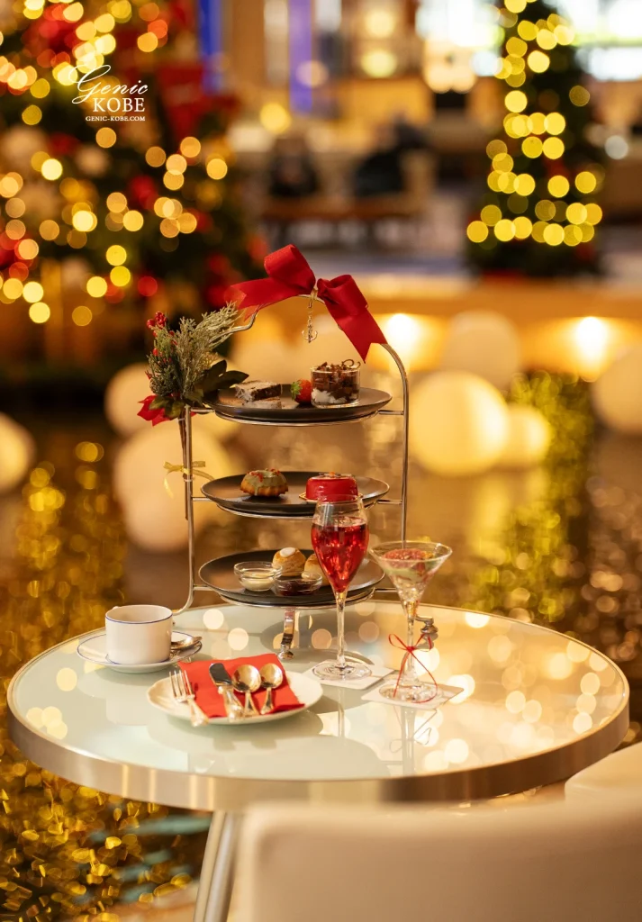 神戸ポートピアホテルのクリスマスアフタヌーンティーへ訪問