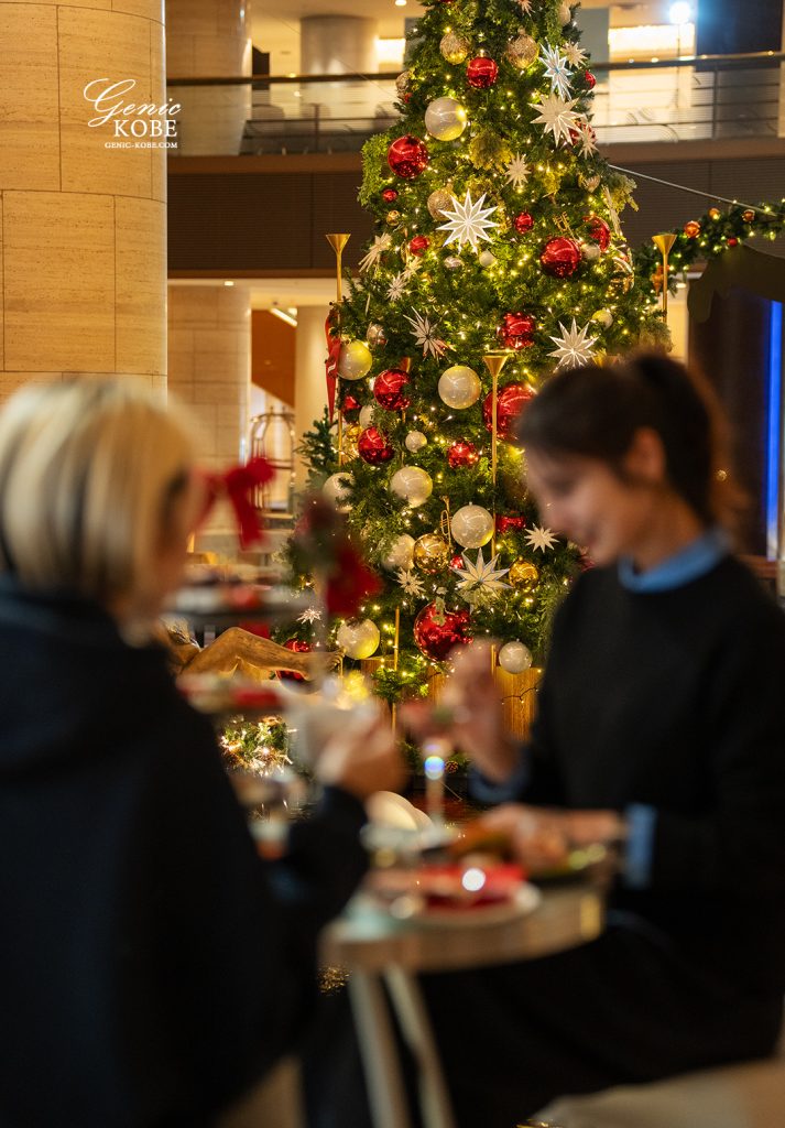神戸ポートピアホテルのクリスマスアフタヌーンティーへ訪問