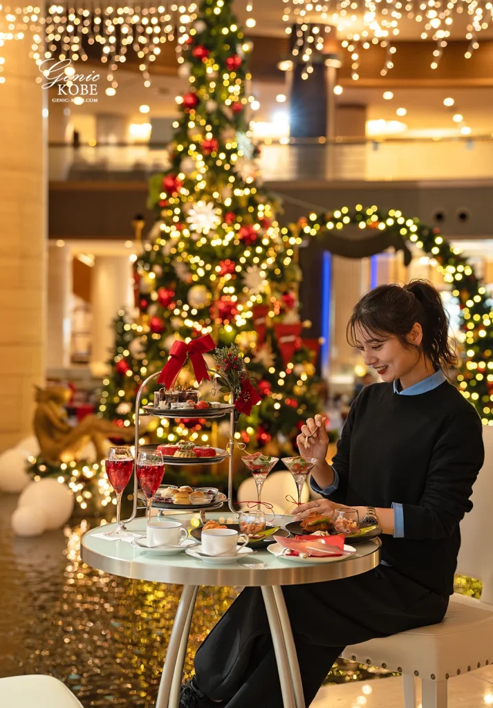 神戸ポートピアホテルのクリスマスアフタヌーンティーへ訪問