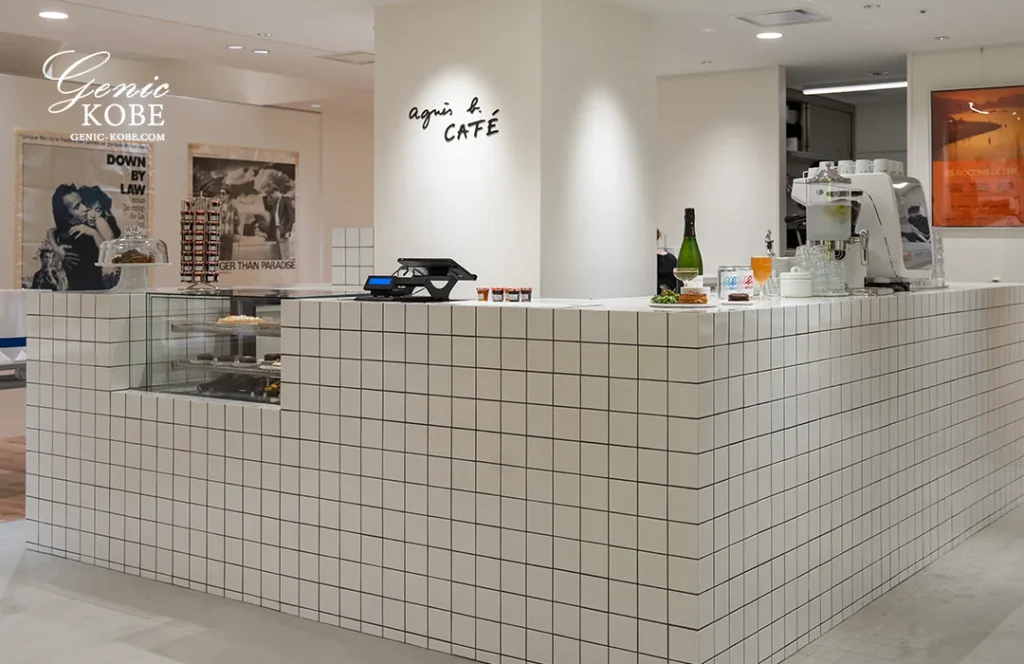 神戸阪急の「アニエスベーカフェ」でカフェランチしてきた♡